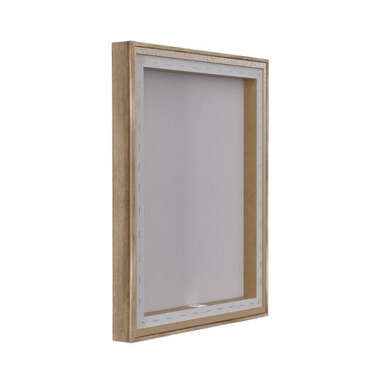 Stupell Industries Easter Bunny in Nature Floating Frame Wall Art
